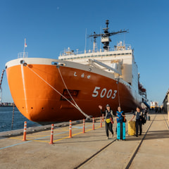 越冬隊・レグ1夏隊の下船