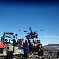 南極大陸での気象観測地点・S17