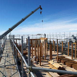 新たな夏宿の建築　建築チームの活躍