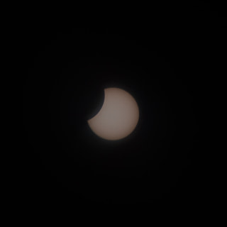 昭和基地で観測された部分日食