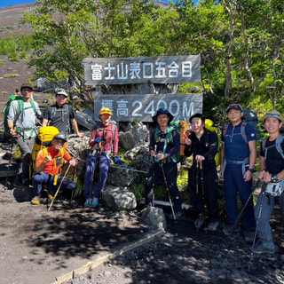 富士山での高所訓練