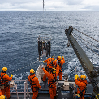 停船観測スタート