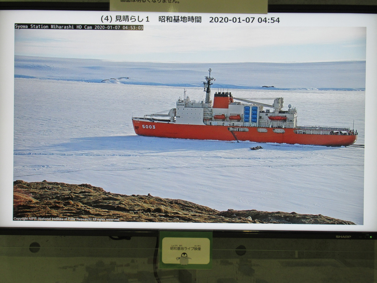 南極観測船「しらせ」昭和基地接岸！ - 南極・北極科学館 スタッフブログ